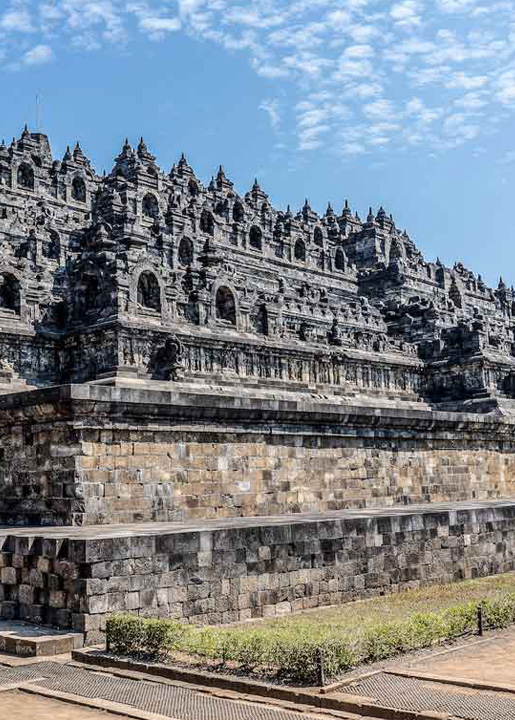 Borobudur at noon